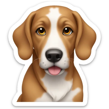 Dog doing asmr sticker