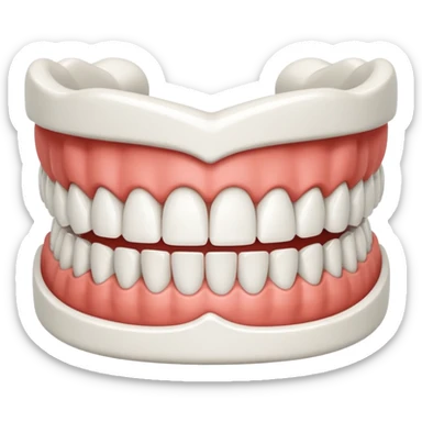 profile denture sticker