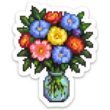 bouquet sticker