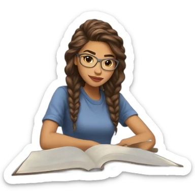 Zendaya studying sticker
