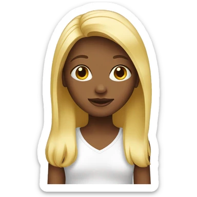 Blond girl  sticker