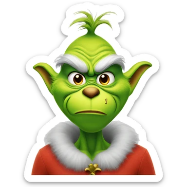 Grinch sticker