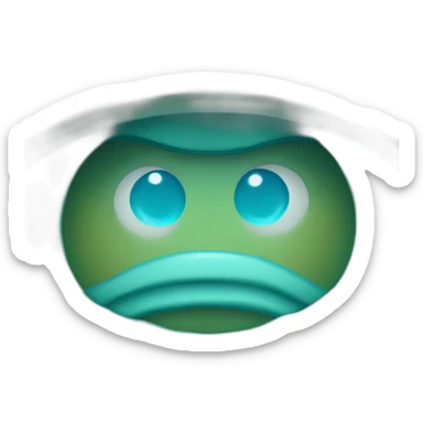 A close-up picture of Uranus sticker