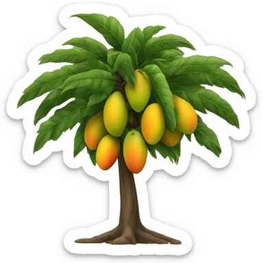 mango tree sticker