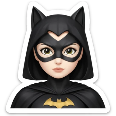 Catwoman and Batman sticker