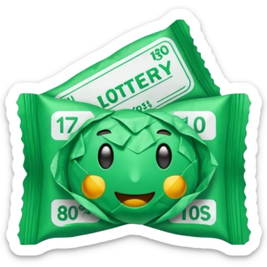 lottery sticker