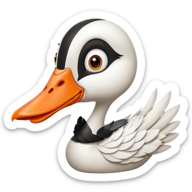 Silly goose sticker