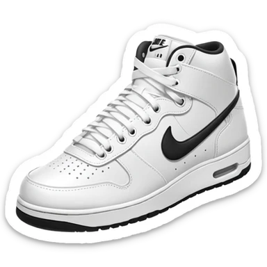 Nike air shoes white sticker