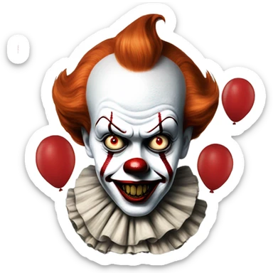 Pennywise the clown  sticker