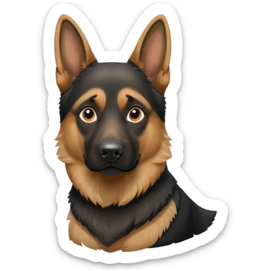 German Shepherd dog sticker