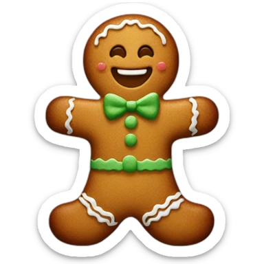 gingerbread sticker