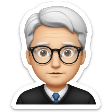 edgar w glasses sticker