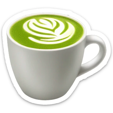 Matcha latte  sticker