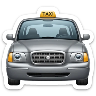 grey taxi sticker