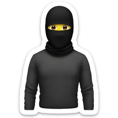 balaclava sticker