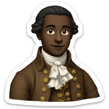 18th century Swiss young man sticker