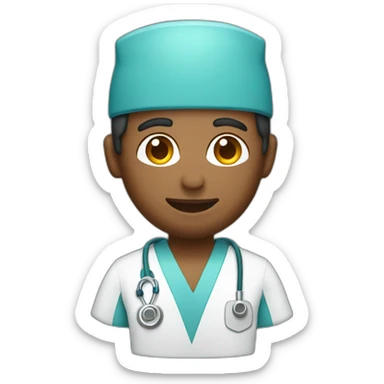 male nurse anesthetist sticker