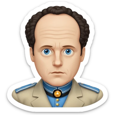 Sergei Eisenstein with blue eyes sticker