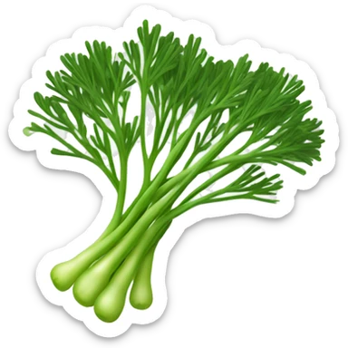 Dill in small pieces sticker