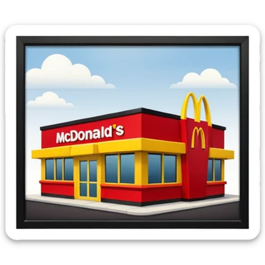 mcdonalds sticker