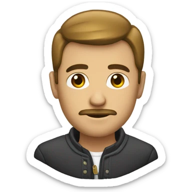 Hombre molesto sticker