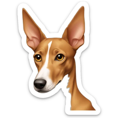 Podenco with joint sticker