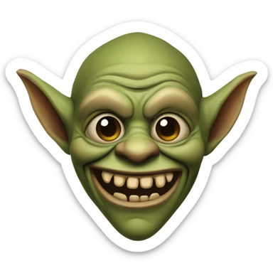 Goblin dart with Wood mask  sticker