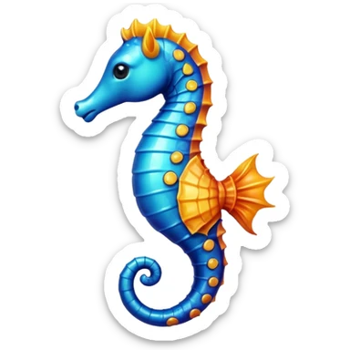 Seahorse - чтобы выглядил как настоящий эмодзи sticker