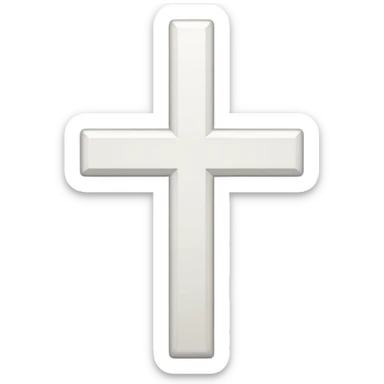 Create more catholic cross emojis more simple and clean sticker