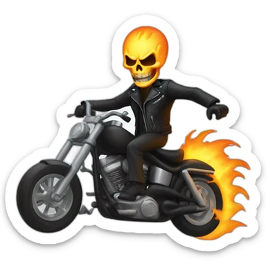 Dire Ghost rider sticker