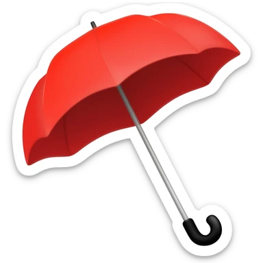 red umbrella sticker