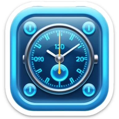 holographic timer  sticker