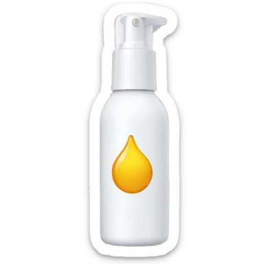little facial sunscreen bottle sticker