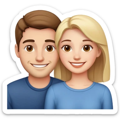 couple love each other  sticker