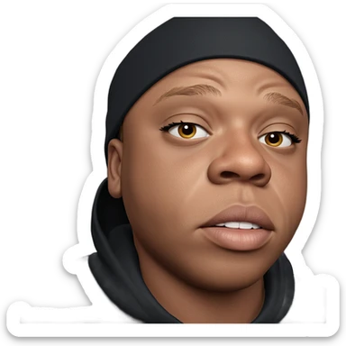 realistic portrait of male sticker