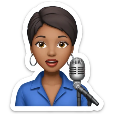 Moncia R&B singer sticker