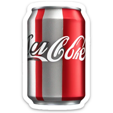 Can of Diet Coke sticker