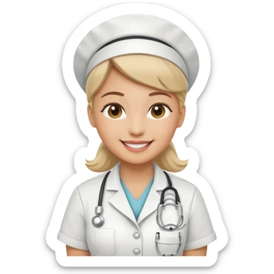 now a want a nurse sticker
