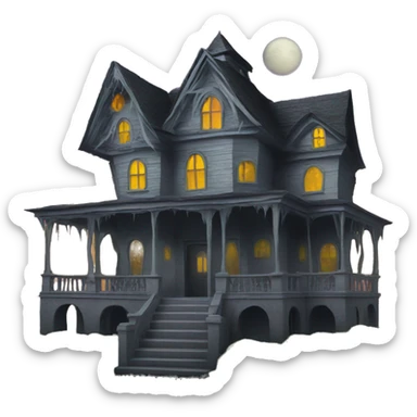 Haunted House sticker