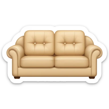 sofa, simple and clear sticker