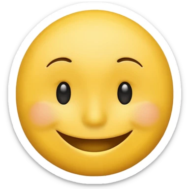 Animated Smiley emoji tapping the side of the head duh sticker