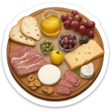 Charcuterie board sticker