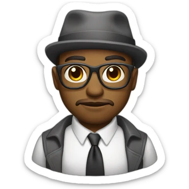 Educated gangsta wannabe sticker