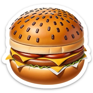 Dyson Sphere constructed entirely out of hot dogs sticker