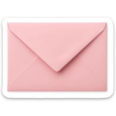pink envelope sticker