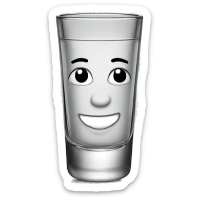 vodka shotglass sticker