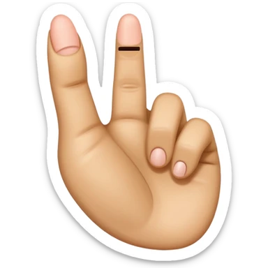 Emoji doigts d’honneur à la place de la main un pied  sticker