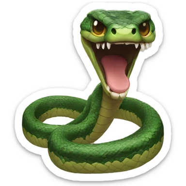 venomous snake sticker
