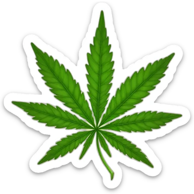 Marihuana sticker