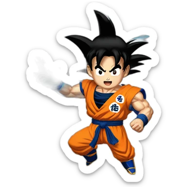 Goku kamehameha sticker